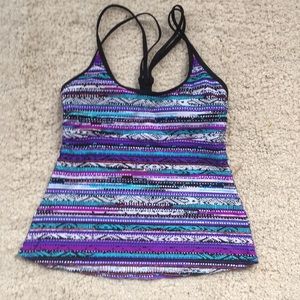 Colorful swimsuit top or quick dry tank top